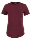 Cutter & Buck Coastline Epic Comfort Recycled Womens Short Sleeve Tee In Red