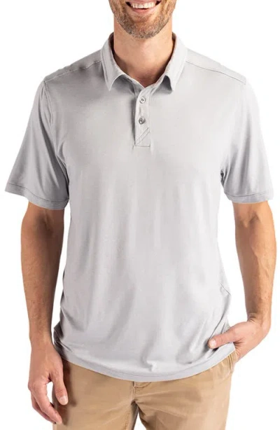 Cutter & Buck Comfort Performance Jersey Polo In Concrete