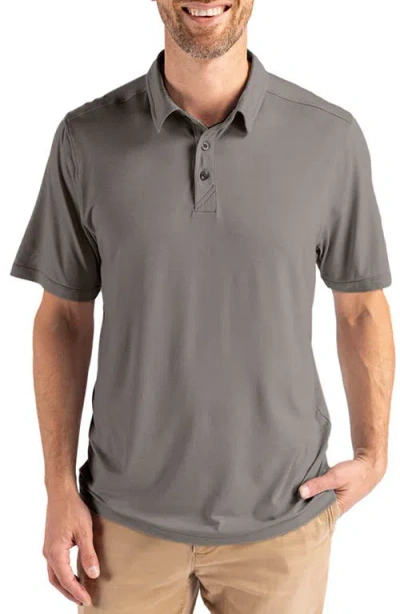 Cutter & Buck Coastline Epic Comfort Polo In Elemental Grey