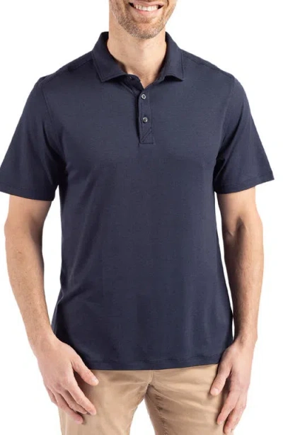 Cutter & Buck Coastline Epic Comfort Polo In Navy Blue