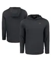 Cutter & Buck Men's Black Colorado Buffaloes Coastline Epic Comfort Eco Long Sleeve Hoodie T-shirt In Black