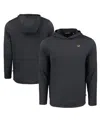 Cutter & Buck Men's Black Arkansas Razorbacks Coastline Epic Comfort Eco Long Sleeve Hoodie T-shirt In Black