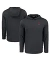 Cutter & Buck Men's Black Ohio State Buckeyes Coastline Epic Comfort Eco Long Sleeve Hoodie T-shirt In Black