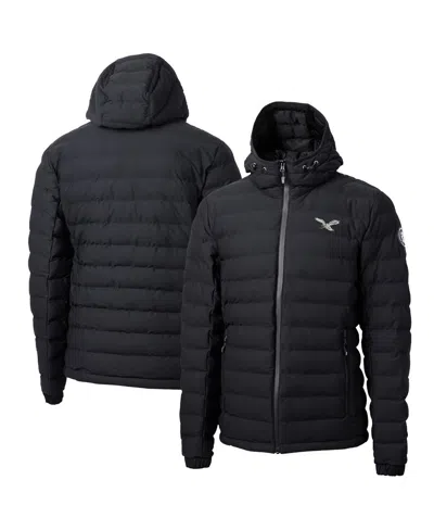 Cutter & Buck Men's Black Philadelphia Eagles Mission Ridge Eco Insulated Puffer Full-zip Jacket