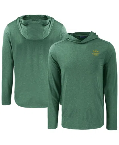 Cutter & Buck Men's Green Notre Dame Fighting Irish Play Like A Champion Today Coastline Epic Comfort Eco Long Sle