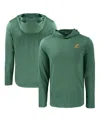 Cutter & Buck Men's Green Oregon Ducks Coastline Epic Comfort Eco Long Sleeve Hoodie T-shirt In Green