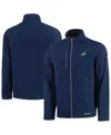 Cutter & Buck Men's Navy Los Angeles Dodgers Evoke Eco Softshell Full-zip Jacket In Navy