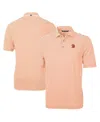 Cutter & Buck Men's Orange Tampa Bay Buccaneers Virtue Eco Pique Stripe Polo In Orange