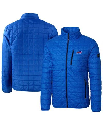 Cutter & Buck Men's Royal Buffalo Bills Rainier Primaloft Eco Insulated Full-zip Puffer Jacket