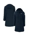 Cutter & Buck Women's Navy Buffalo Bills Mission Ridge Eco Insulated Long Full-zip Puffer Jacket In Navy