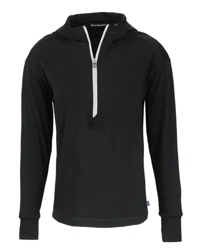 Cutter & Buck Daybreak Eco Recycled Womens Half Zip Hoodie In Transparent