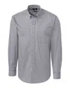 Cutter & Buck Easy Care Stretch Gingham Mens Big And Tall Long Sleeve Dress Shirt