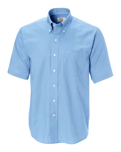 Cutter & Buck Epic Easy Care Nailshead Mens Short Sleeve Dress Shirt In Multi