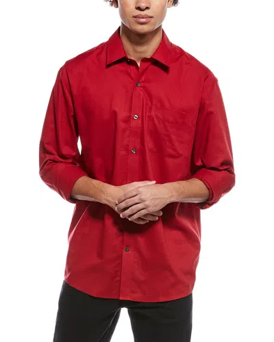Cutter & Buck Epic Easy Care Spread Nailshead Shirt In Red