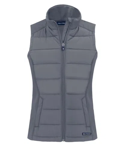 Cutter & Buck Evoke Hybrid Softshell Recycled Womens Full Zip Vest