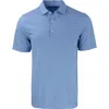 Cutter & Buck Forge Double Stripe Recycled Blend Polo In Digital/white