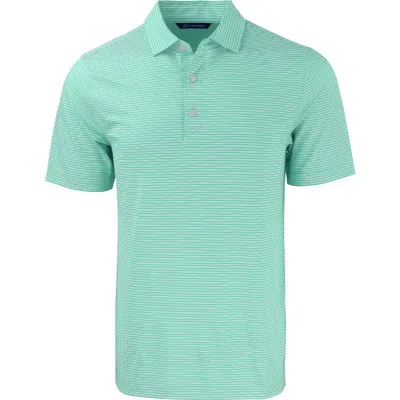 CUTTER & BUCK CUTTER & BUCK FORGE DOUBLE STRIPE RECYCLED BLEND POLO