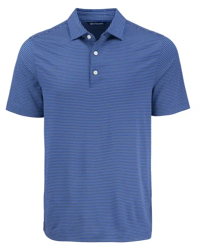 Cutter & Buck Forge Eco Fine Line Stripe Stretch Recycled Mens Polo