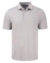 Cutter & Buck Forge Eco Fine Line Stripe Stretch Recycled Mens Polo