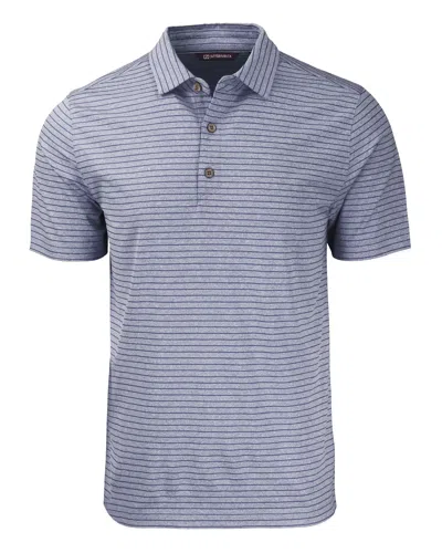 CUTTER & BUCK FORGE ECO HEATHER STRIPE STRETCH RECYCLED MENS BIG & TALL POLO