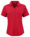 Cutter & Buck Forge Eco Stretch Recycled Womens Short Sleeve Polo
