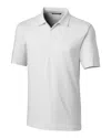 Cutter & Buck Forge Pencil Stripe Stretch Mens Big And Tall Polo Shirt In White