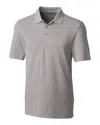 Cutter & Buck Forge Stretch Mens Polo Shirt In Gray