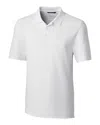 Cutter & Buck Advantage Tri-blend Pique Mens Big And Tall Polo Shirt In White