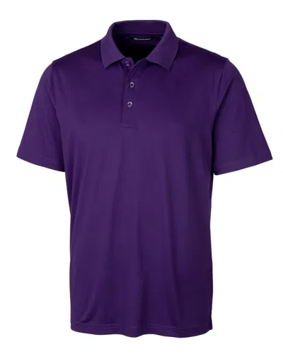 Cutter & Buck Forge Stretch Mens Polo Shirt In Purple