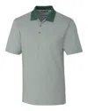 Cutter & Buck Forge Drytec Stripe Performance Polo In Green