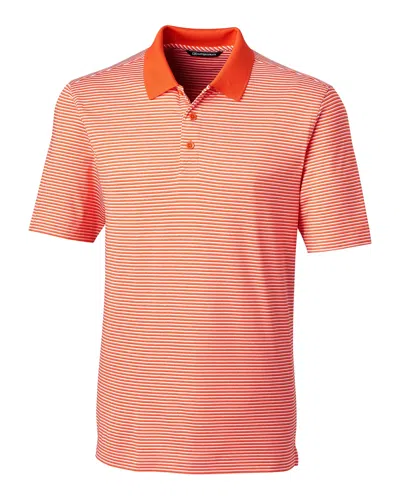 Cutter & Buck Forge Tonal Stripe Stretch Mens Polo Shirt In Multi