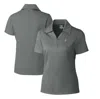 CUTTER & BUCK CUTTER & BUCK  grey ALBUQUERQUE ISOTOPES CB DRYTEC GENRE TEXTURED SOLID POLO