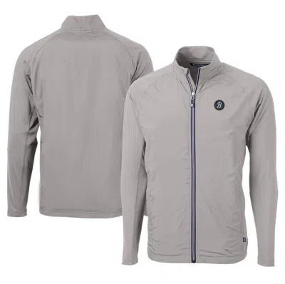 Cutter & Buck Gray Baltimore Orioles City Connect Adapt Eco Knit Hybrid Recycled Full-zip Jacket