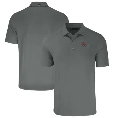 Cutter & Buck Gray Central Missouri Mules Big & Tall Forge Eco Stretch Recycled Polo