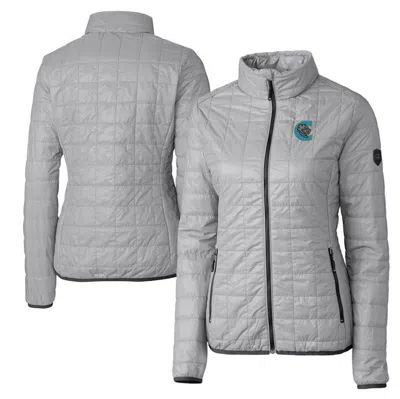 Cutter & Buck Gray Charlotte Knights Rainier Primaloft Eco Full-zip Jacket