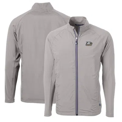Cutter & Buck Gray Georgia Southern Eagles Big & Tall Adapt Eco Knit Hybrid Recycled Full-zip Jacket