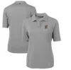 CUTTER & BUCK CUTTER & BUCK GRAY GRAMBLING TIGERS TEAM VIRTUE ECO PIQUE RECYCLED POLO