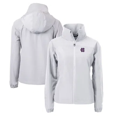 Cutter & Buck Gray Holy Cross Crusaders Charter Eco Recycled Full-zip Jacket