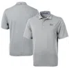 CUTTER & BUCK CUTTER & BUCK  GRAY IVY LEAGUE VIRTUE ECO PIQUE RECYCLED POLO