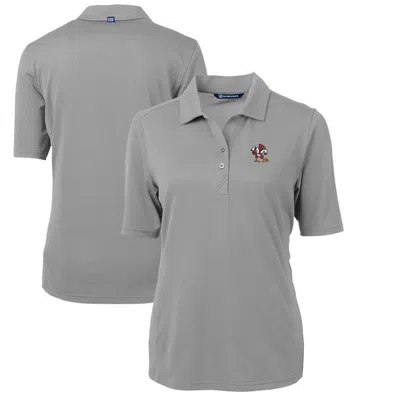 Cutter & Buck Grey Louisville Cardinals Team Virtue Eco Pique Recycled Polo