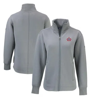 Cutter & Buck Gray Miami Marlins City Connect Roam Eco Recycled Full-zip Jacket