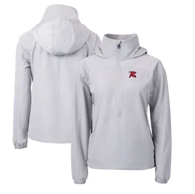 Cutter & Buck Gray Richmond Flying Squirrels Charter Eco Recycled Half-zip Anorak Jacket