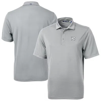 Cutter & Buck Gray Richmond Flying Squirrels Virtue Eco Pique Recycled Polo