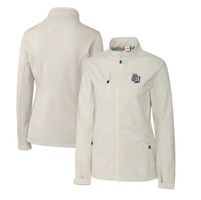 Cutter & Buck Gray San Antonio Missions Clique Telemark Eco Stretch Softshell Full-zip Jacket