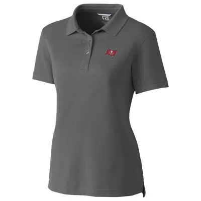 Cutter & Buck Gray Tampa Bay Buccaneers Advantage Polo
