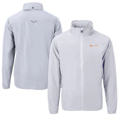 Cutter & Buck Gray Tennessee Volunteers Alumni Logo Charter Eco Knit Recycled Full-zip Jacket