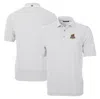 Cutter & Buck Forge Eco Heather Stripe Stretch Recycled Mens Polo In Gray