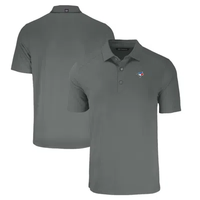Cutter & Buck Gray Toronto Blue Jays Forge Eco Stretch Recycled Polo