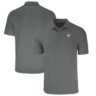 Cutter & Buck Grey Vanderbilt Commodores Forge Eco Stretch Recycled Polo