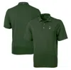 CUTTER & BUCK CUTTER & BUCK GREEN MICHIGAN STATE SPARTANS TEAM BIG & TALL VIRTUE ECO PIQUE RECYCLED POLO